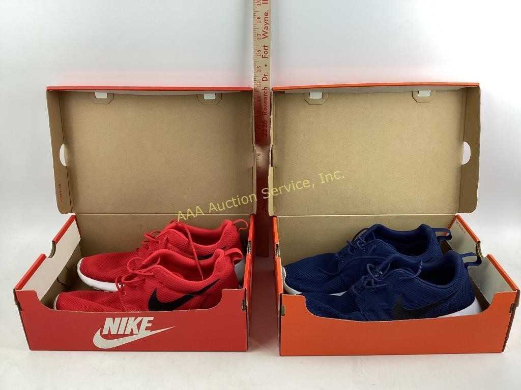 Nike size11 red Roshe shoes, Nike size 11 roshe