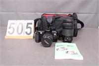 Cannon Camera W/ Lens & Bag