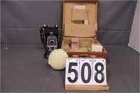 Polaroid Land Camera Model 150 w/ Accessories -