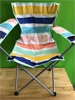 SunSquad Pastel Rainbow Camping Chair