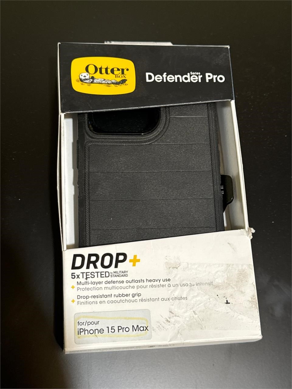 Otter Box IPhone 15 Pro Max Case Black