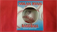 Nolan Ryan Baseball - Replica Signature