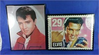 2 Framed Elvis Presley Souvenirs