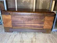 1920s Lifetime Art Deco Waterfall Cedar Chest