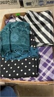 Assortment, different size scarves