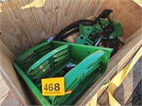 Parts Box: Tractor steps; 3 pt arms; etc