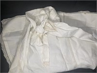 Full Waist to Ankle Apron With Lace