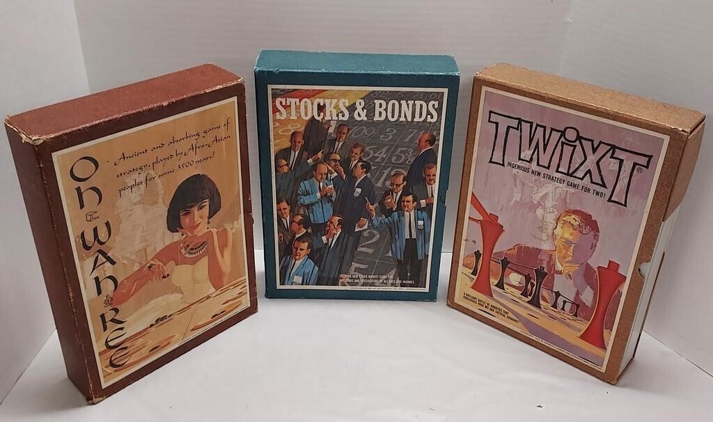 Vintage 1960's Bookshelf Games