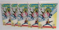 (5) Valiant Nintendo Captain N #3 Comic Books.