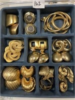 LOT OF 14 CLIP ON EARRINGS MONET & OTHERS