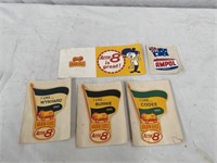 Golden Fleece & Ampol stickers