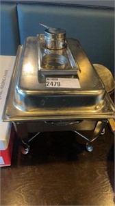 S.S FULL SIZE CHAFER PAN W/ STAND WATER TRAY,
