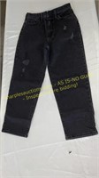 U.T. Black Vintage Style Jeans, Size 4-27S