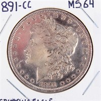 Coin 1891-CC Morgan Silver Dollar High Grade