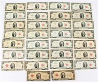 Coin 30 United States $2 Notes Early Dates