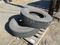 Set of (2) 10.00R20 Tires