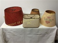 LOT - MID CENTURY LAMP SHADES PLUS MORE