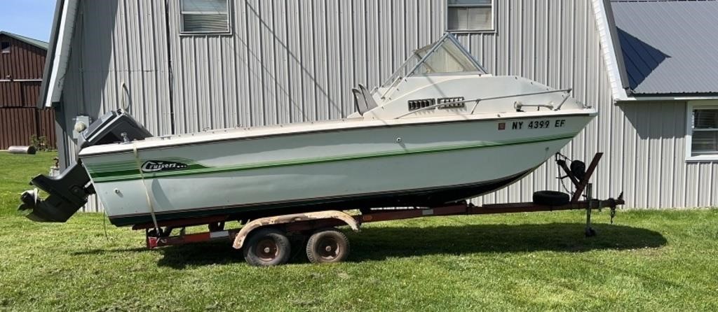 18 Ft 1974 Cruiser Incorporated Boat With Trailer