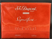 St Dupont Signature Velvet Red Cologne Box