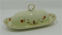 Hall Autumn Leaf butter dish, China