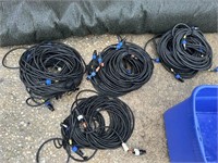 NL4 SPEAK ON CABLES (ASST LENGTHS) - MALE/FEMALE