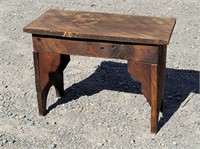 Rustic Wood Bench Seat