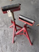 Rolling saw horse lot of 2