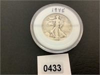 1945 SILVER LIBERTY HALF DOLLAR