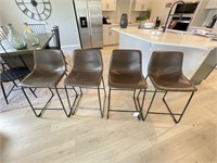 4PC COUNTER STOOLS