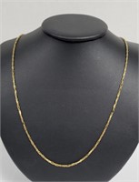 10K Gold Necklace 4.9 Grams 20"