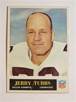 1965 PHILADELPHIA FOOTBALL CARD JERRY TUBBS #55