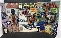 The Punisher #25, 49, & 61 Comic Books