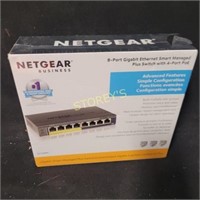 New Netgear Business 8 Port Gigabit Smart Managed