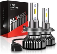 Aukee H7 LED Headlights, 50W 6000K 10000 Lumens Ex
