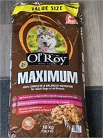 39.7 lb Ol Roy Maximum Dog Food