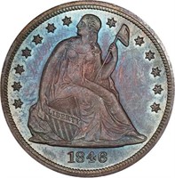 $1 1846 PCGS MS64+ CAC EX 1994 COLLECTION