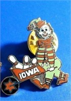 VINTAGE IOWA BOWLING TOURNAMENT HAPPY CLOWN L