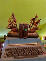 Pair of ship bookends