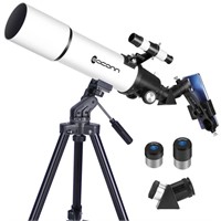 $126 Telescopes for Adults Astronomy, 80mm
