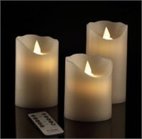 Set of 3 Flameless LED Candles