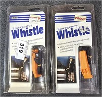 2 NIB Emergency Whistles