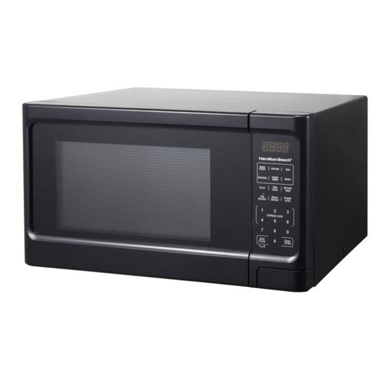 1.1 Cu. Ft. Digital White Microwave Oven