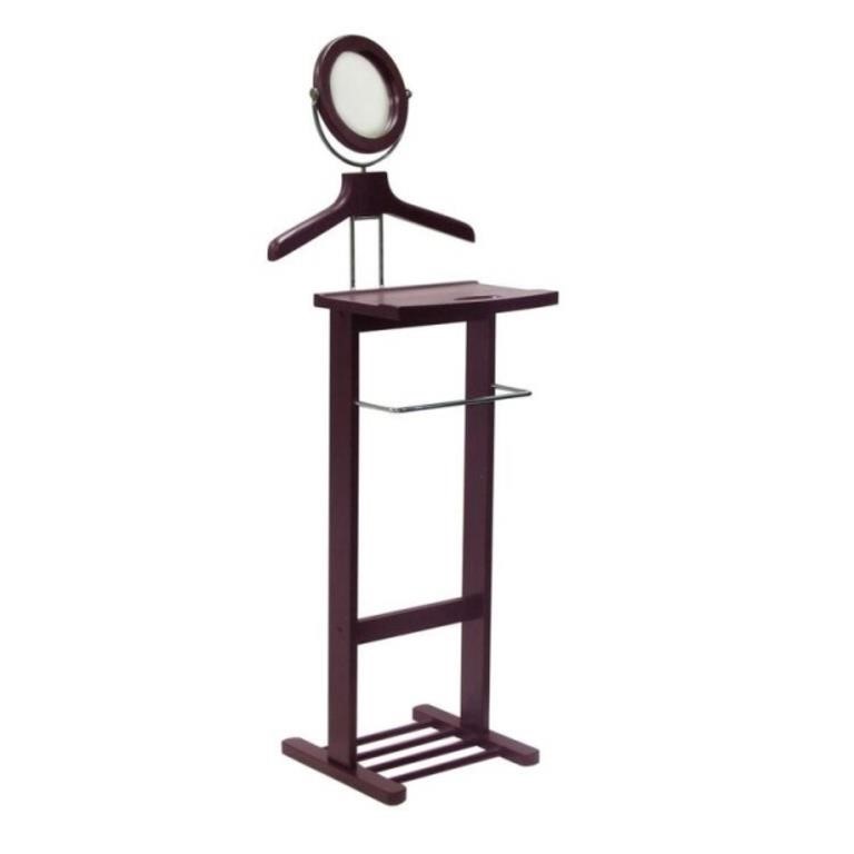 Winsome Wood Valet Stand with Mirror - NIB