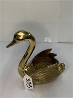 Solid Brass Goose