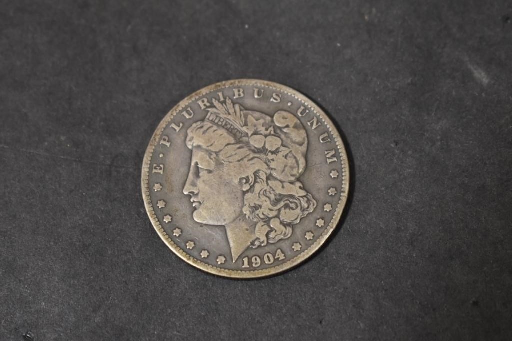 1904-S Morgan Dollar -90% Silver Bullion Coin