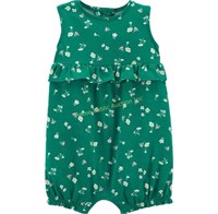 Carter's 24M Baby Girls' Snap-Up Cotton Romper