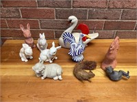 Roosters, Rabbits & More Figurines