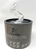 Swarovski Silver Crystal Stallion Horse Figurine