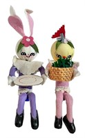 Fabulous Felt Body Bunny Figurines