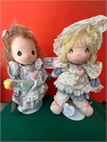 2 Precious Moments Dolls 13”